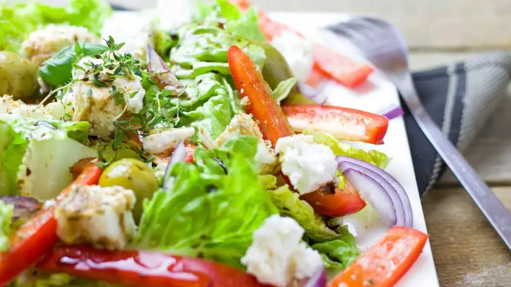 Salada de vagem com tomate cereja prato leve e fácil